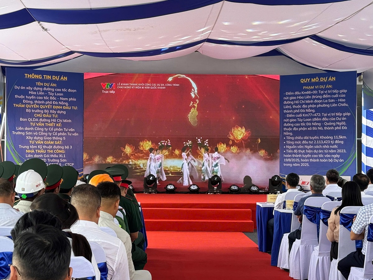 Khánh thành dự án thành phần đoạn Vạn Ninh - Cam Lộ thuộc dự án xây dựng công trình đường bộ cao tốc Bắc Nam phía Đông giai đoạn 2021 - 2025 1