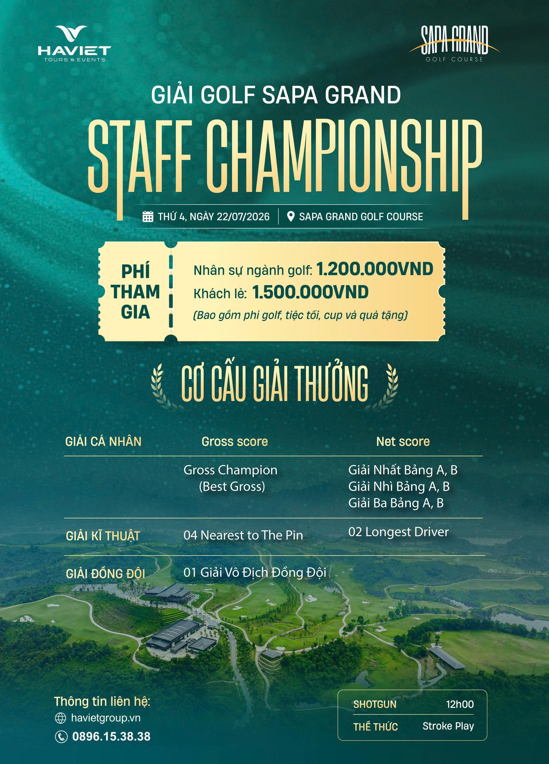 Giải Golf Sapa Grand Staff Championship 2026